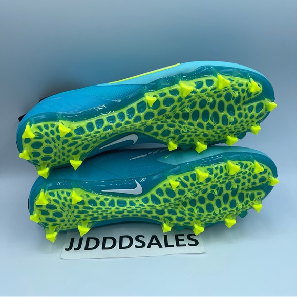 Nike Alpha Huarache 8 Pro LAX Lacrosse Cleats Turquoise CW4439-400 Men’s Sz 11.5 - Picture 6 of 9